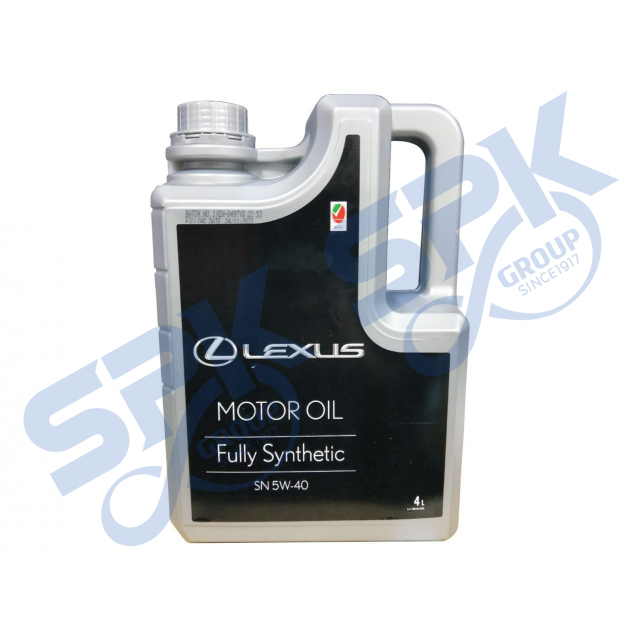 Toyota 08880-83717 5W-40 (4L) SN Fully Synthetic Lexus Motor Oil
