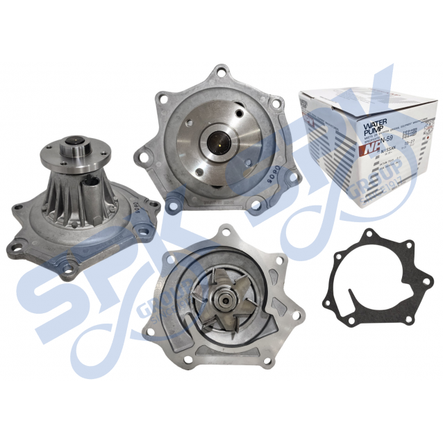 NPW N-59 Water Pump - TD25/TD27 DATSUN D21 (GWN-64A, 21010-44G25)
