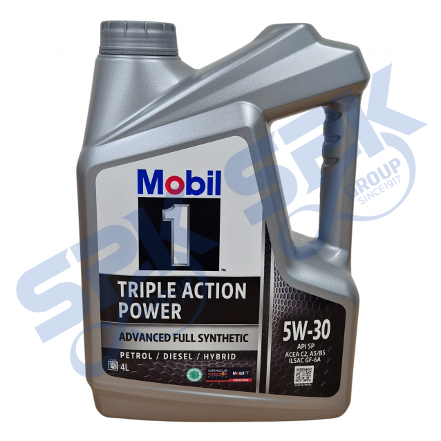 Mobil 1 5W-30 (4L) Triple Action Power Fully Synthetic Engine Oil (145838)