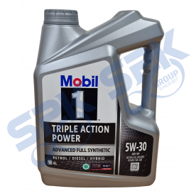 Mobil 1 5W-30 (4L) Triple Action Power Fully Synthetic Engine Oil (145838)